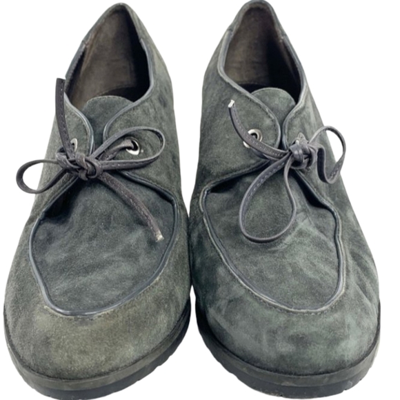 Circa Joan Herald David Gray Suede Heels 8.5 - Picture 5 of 9